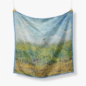 Foulard quadrato d’ autore raffigurante il quadro “LA PASSEGGIATA” di Monet
