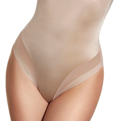 Body per sposa marca Selene modello Miranda in coppe C a balconcino e con ferretto - immagine 4