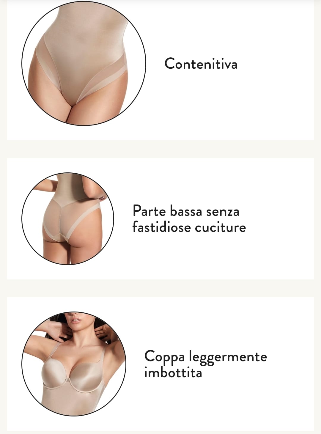 Body donna Selene modello Belinda con coppe C e con ferretto - immagine 8