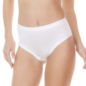 Slip donna midi Jadea art 786 in cotone bielastico e modal in confezione da tre pezzi