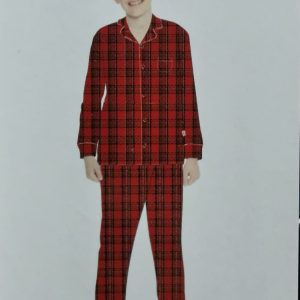 Pigiama Irge bambino in puro cotone tutto abbottonato avanti