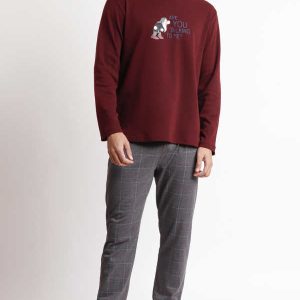 Pigiama Uomo marca Admas serie Disney modello Brontolo “Are You Talking To Me?” – Caldo Cotone solo in taglia M