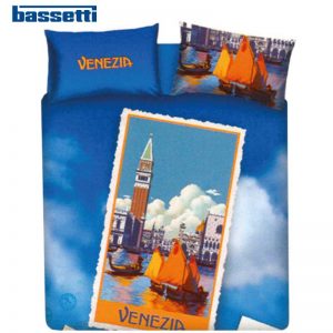 Completo letto copriletto singolo marca Bassetti modello “VENEZIA”