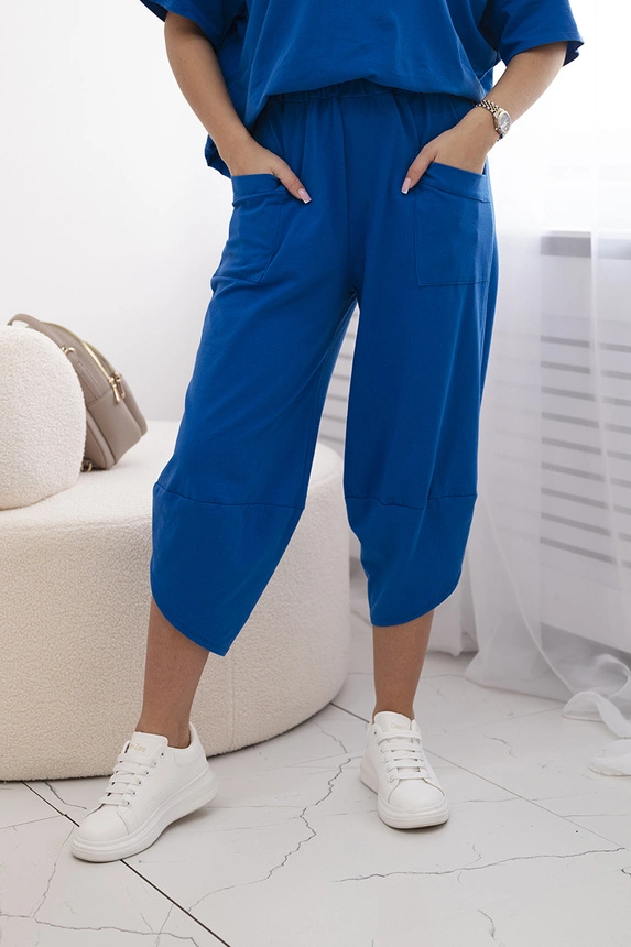 Tuta modello Japan a mezza manica colore blu elettrico - immagine 6