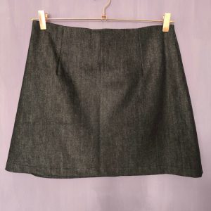 GONNA CORTA SVASATA - DENIM