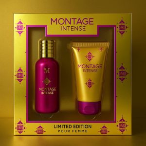 Cofanetto profumo e crema corpo Montage Intense Pour Femme – Dupe di Intense Cafè di Montale – Limited Edition