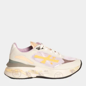 Sneakers Premiata in tessuto e camoscio lilla moerund6337