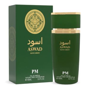 Profumo arabo unisex ASWAD Olive Green Eau de Parfum 100ml – Dupe perfetto di Asad di Lattafa
