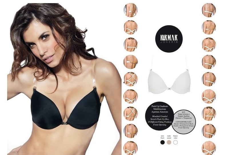 Reggiseno Lormar Push up Joker 18 multiposizione - immagine 3