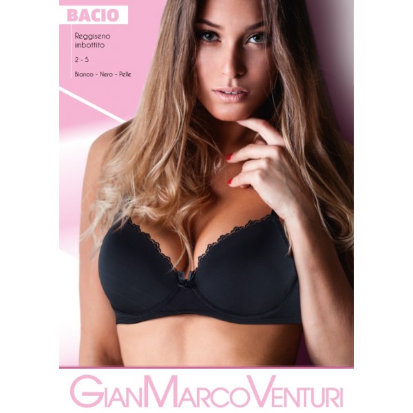 Reggiseno a balconcino marca GianMarco Venturi modello Bacio con ferretto