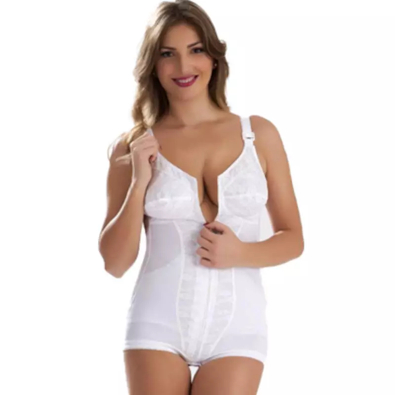 Body/modellatore contenitivo marca Charme serie Shape controll art. 1805 con cerniera frontale - immagine 3