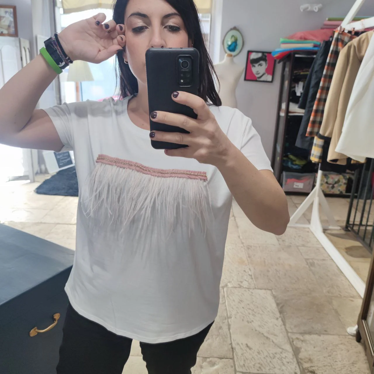 T-SHIRT PLUMETTE - immagine 4