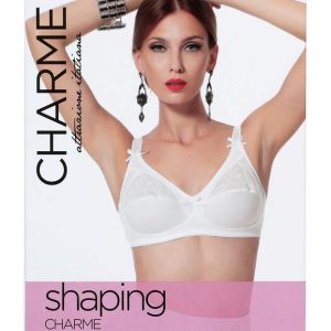 Reggiseno marca Charme Art. 1802 – Linea Shaping Tecnike in Tessuto e Pizzo – Coppa C