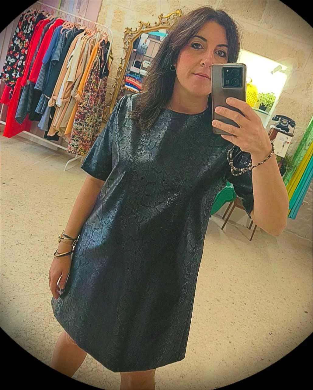 TUBINO PITONATO NERO - immagine 3