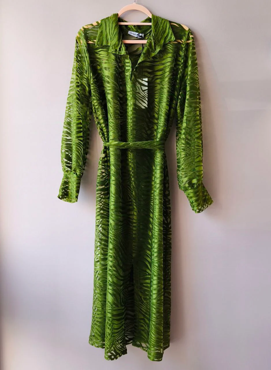 VESTITO CHEMISIER PIZZO