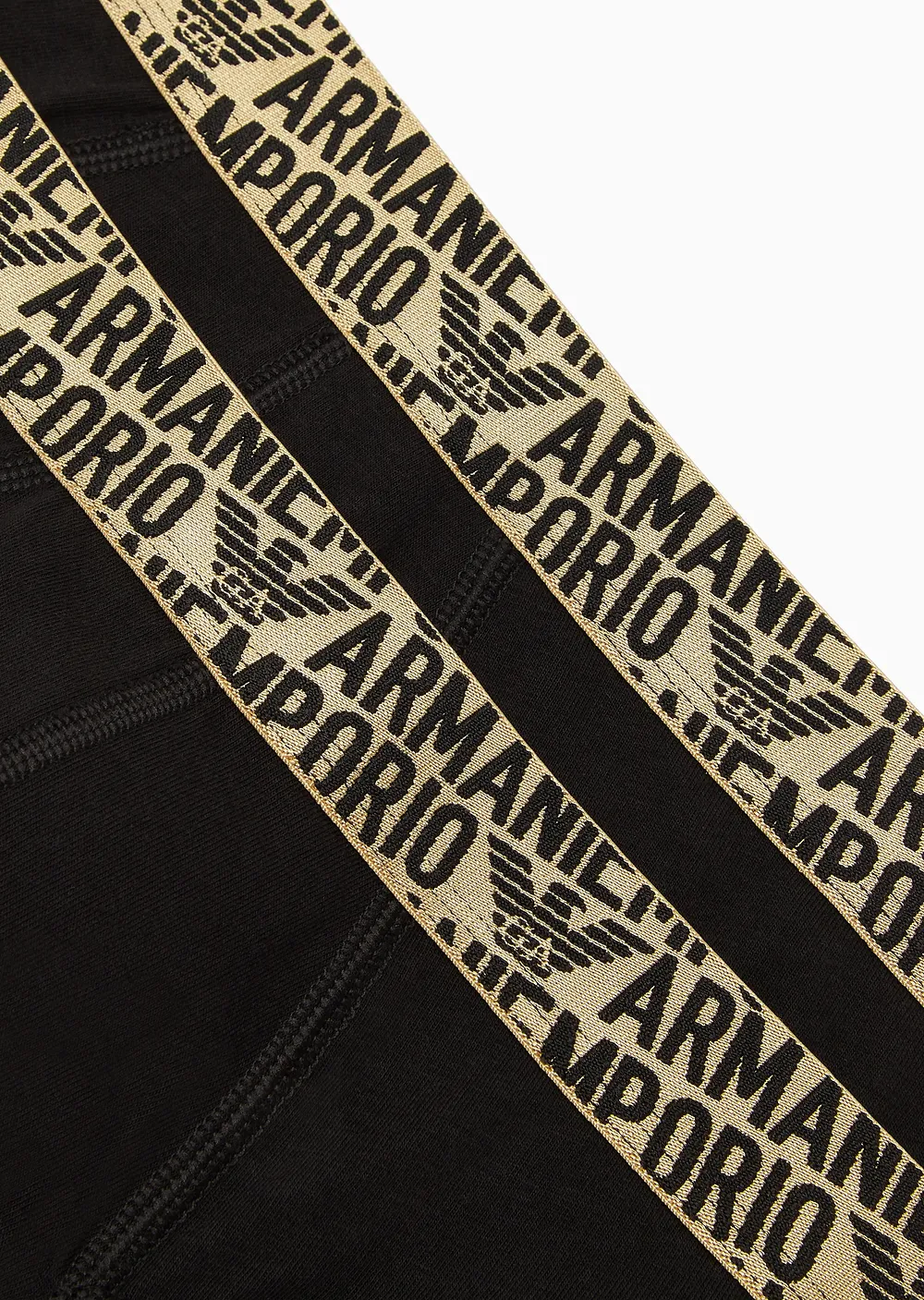 Bipack slip Emporio Armani serie oro in cotone elasticizzato - immagine 6