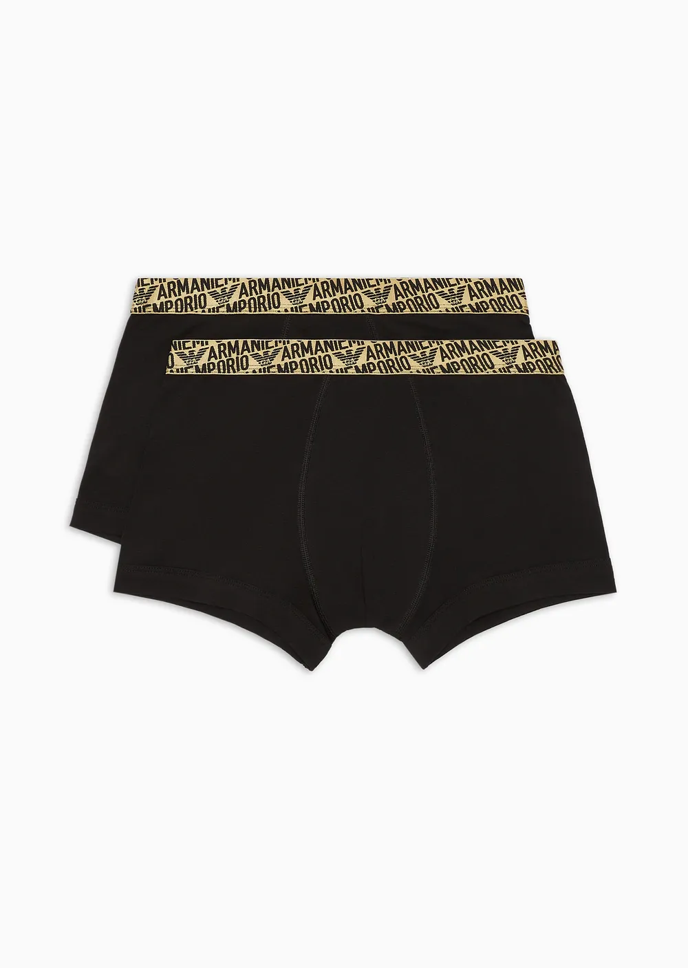 Bipack boxer parigamba Emporio Armani serie oro in cotone elasticizzato - immagine 5
