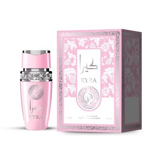Profumo KYRA by AFAQ – Eau de Parfum Donna 100ml | Eleganza Orientale in Flacone Rosa Perlato Dupe di Lattafa